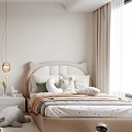 Cozy Modern Kids Bedroom With Bed Round Rug And Toys