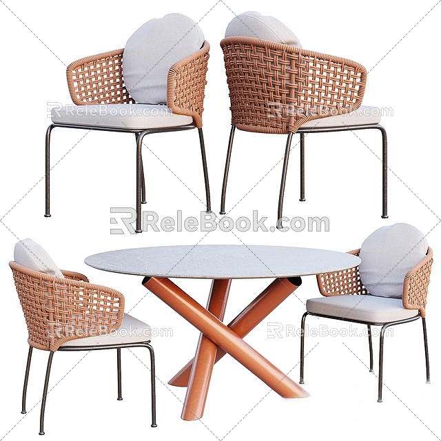 Chair Seat Bench Leisure Chair Single Chair Dining Table and Chair Combination Table and Chair Combination model