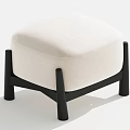 Modern Sofa Stool Shoe Changing Stool 3d model