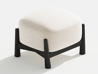 Modern Sofa Stool Shoe Changing Stool 3d model