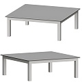 marine minimalist gray coffee table 18w 3d model