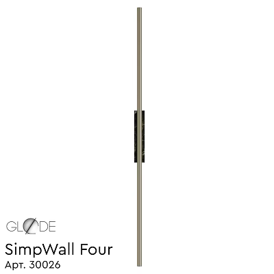 Sleek Modern Wall Lamp With Slim Metal Design For Home Interior Decoration 3d model