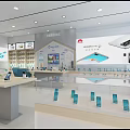 China Mobile Digital Store Interior With 5G Products And Mobile Displays