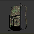 Camouflage Pattern Backpack With Multiple Pockets And Stylish Design For Daily Use