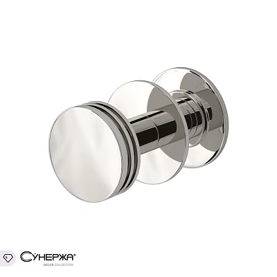 Stainless Steel Modern Bathroom Accessory With Sleek Round Design For Daily Use 3d model
