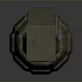 Military Style Hand Grenade With Textured Green Shell And Metal Fuse Ring