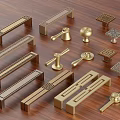 Brass Cabinet Handles With Various Designs For Furniture And Cabinets