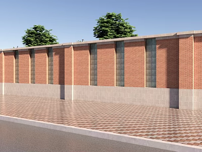 Modern Wall 3d model Modern Wall 3d model