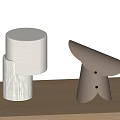 Modern table lamp bedside lamp reading lamp 3d model
