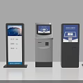 Public Facility Self Service Kiosks With Various Designs And Digital Display Screens
