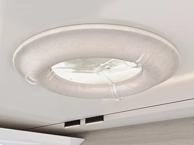 Modern Minimalist Ceiling Light with Round Design for Interior Decoration 3d model