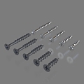 Self Tapping Screw Screw GB Metric Screw Fastener Fixings 3d model