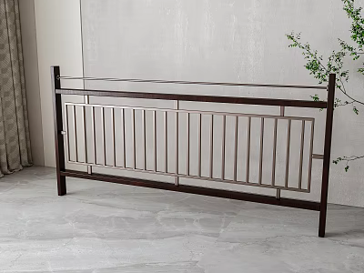 New Chinese Railing 3d model