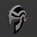 Silver Black Medieval Warrior Helmet With Classic Style For Battle Weapon Gear