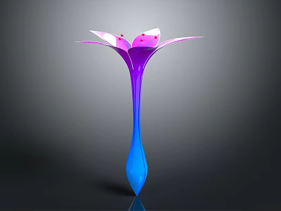 Art flower modeling flower furnishings 3d model