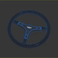 High Quality Car Steering Wheel With Ergonomic Design And Textured Surface 3d model