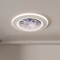 Modern Round And Square Ceiling Lights With LED Lighting And Stylish Design 3d model