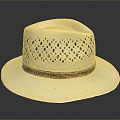 Hat Hat Hat Sunshade Hat Straw Hat Wear Supplies 3d model