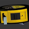Professional Hardware Tool Yellow Black Digita Tape Measure 5m Length with Clear Scale Markings