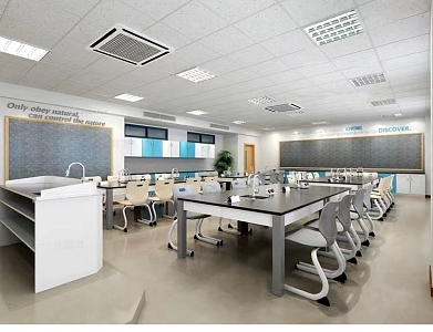 Laboratory Test Research Classroom 3d model