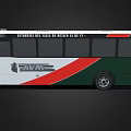 School bus passenger bus shuttle bus low face number low model simple model game video level super realistic 3d model