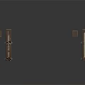 Train Track Components With Brown And Beige Multiple Units Design