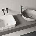 Modern wash basin wash basin counter basin 3d model