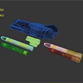 Medical Devices Featuring Pen Shaped Tools in Yellow Green White and Black Protective Pouch