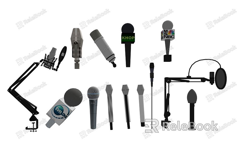 Modern Microphone Microphone Mike model