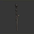 Scepter Ancient Scepter Cane Ancient Scepter Magic Scepter Metal Scepter Classical Scepter Magic Scepter 3d model