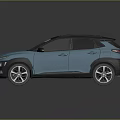 Teal SUV With Black Roof And Modern Exterior Design Features