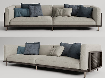 Modern double sofa model