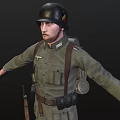 Weimar Army Infantry 3d model