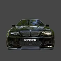 Black BMW Car With RYDER Badge Sporty Exterior And Alloy Wheels