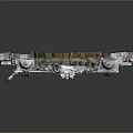 Classical Stone Arch Scenery With Intricate Carvings Lion Head And Railing Details