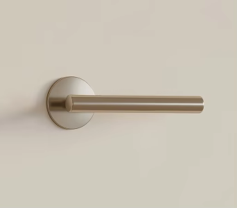 Metal door handle 3d model