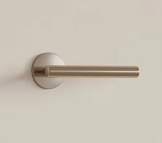 Metal door handle 3d model
