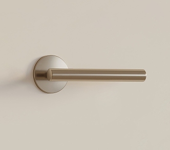 Metal door handle 3d model