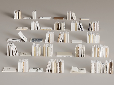 Books Ornaments model