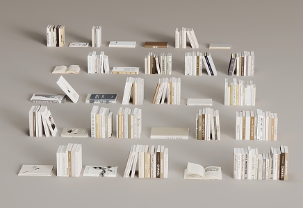 Books Ornaments 3d model