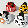 Fun Children's Ride On Play Equipment With Cute Panda And Star Wars Themes