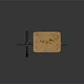 Weighing Plate Scale Weighing Apparatus Mechanical Weighing Small Plate Scale Old-fashioned Plate Scale Spring Weighing Libra Realistic Balance 3d model