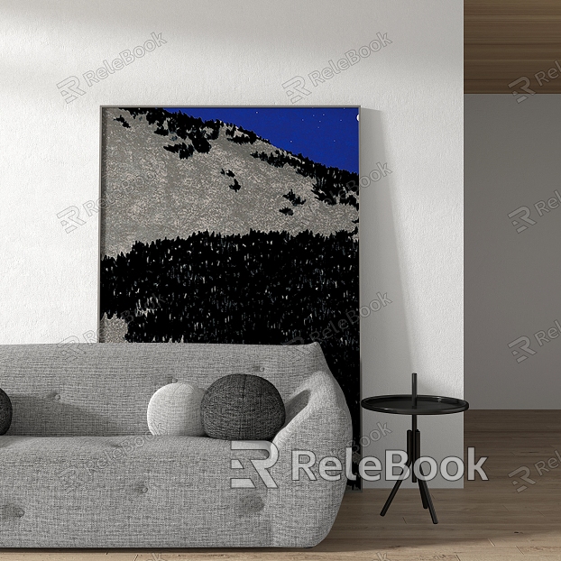 abstract decorative painting model