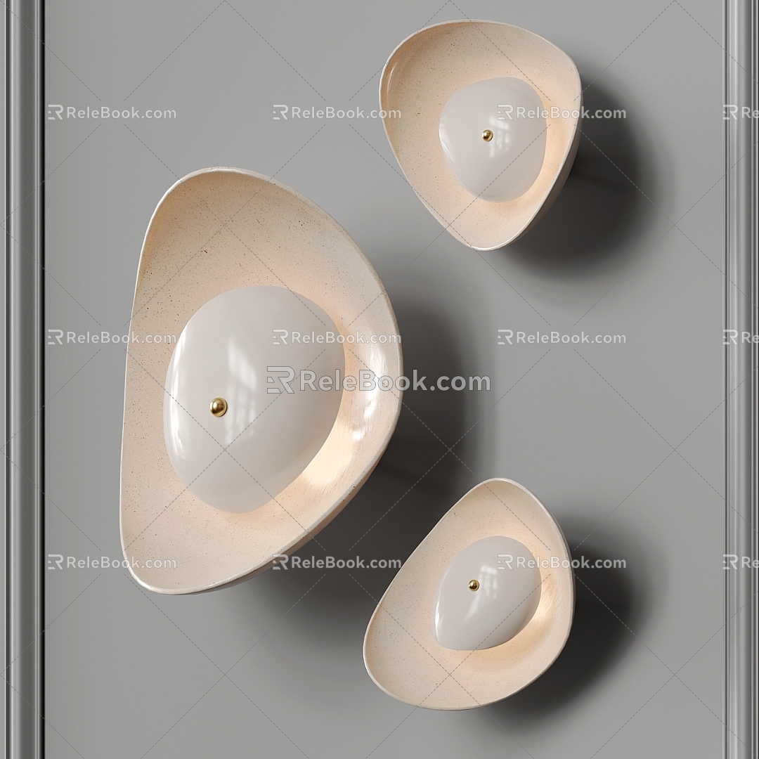 Modern wall lamp metal wall lamp 3d model