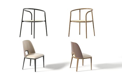 Nordic Dining Chair 3d model