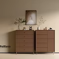 Modern Wood Grain Cabinet Ins Style Minimized Style Cabinet Entire Cabinet Sideboard Cabinet Balcony Cabinet Storage Cabinet Home Entrance Cabinet 3d model