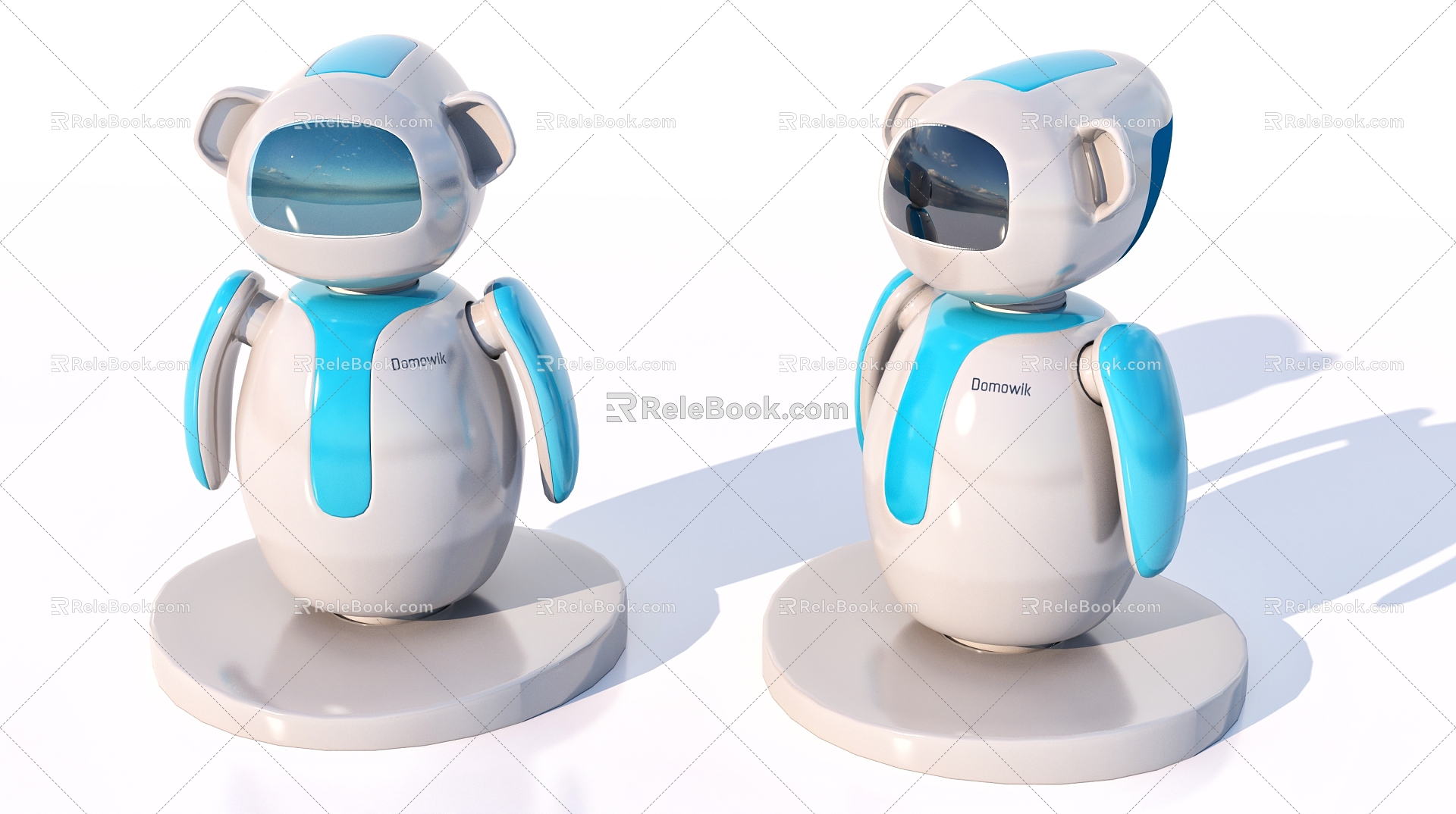 Intelligent robot ornaments toys 3d model