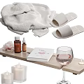 Premium Soft Towels And Bath Products With Comfortable Slippers For Daily Home Use
