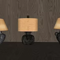 CCD Quiet Ancient Style Table Lamp Pottery Pot Table Lamp 3d model