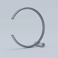 Modern C shaped LED Desk Lamp With Sleek Metal Base And Bright Illumination